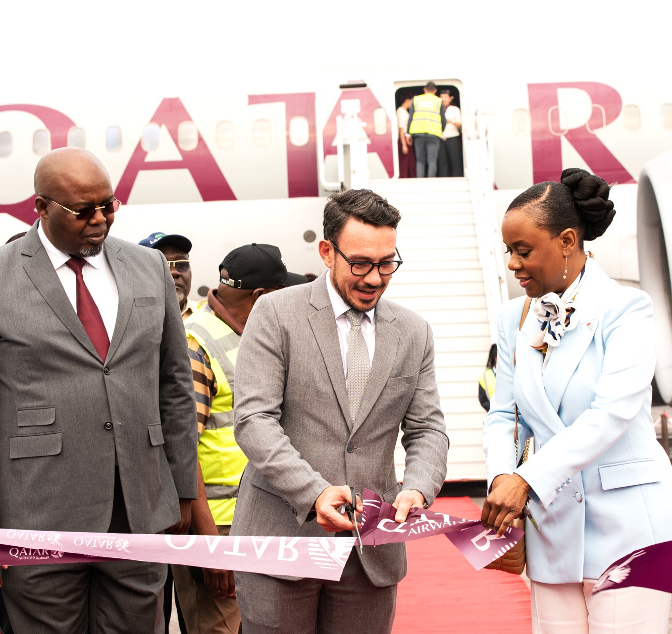 Qatar Airways Touches Down for the First time in Kinshasa, Democratic